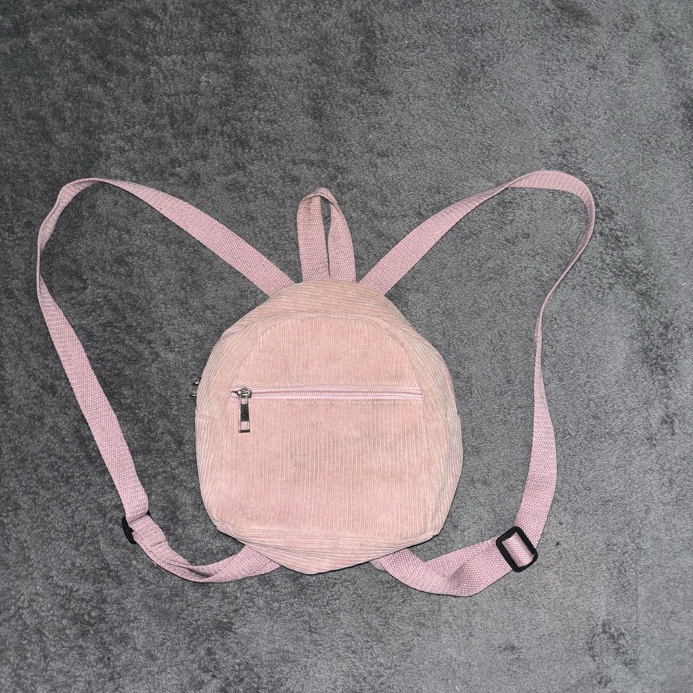 Girls mini pink pastel backpack